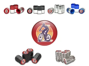 Cappelli Valvola Bici Design Universale Limitata